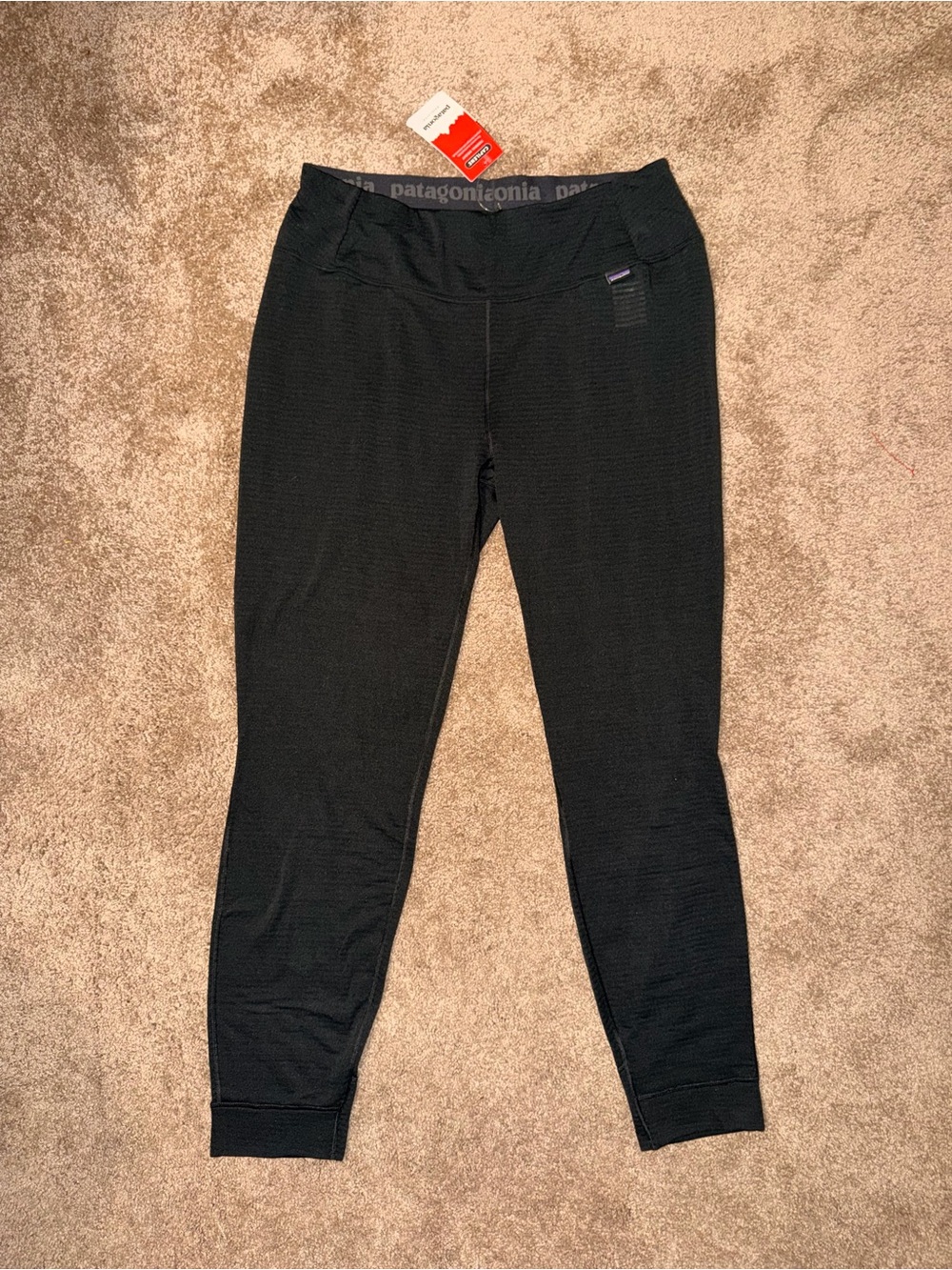 Patagonia Capilene Thermal Weight Baselayer Leggings Black XL NWT
